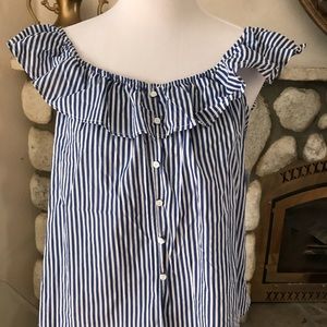 Live 4 Truth Stripped Caped Sleeve Shirt